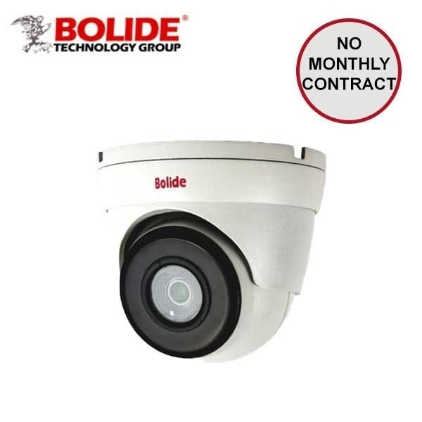 Bolide H.265 8MP ( 4K ) 3.6mm Fixed Lens IP66 IR Eyeball Camera, POE, 12VDC, IR Up to 75ft, Built-in Mic BOL-BN9019